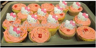 Hello Kitty Cupcakes 4