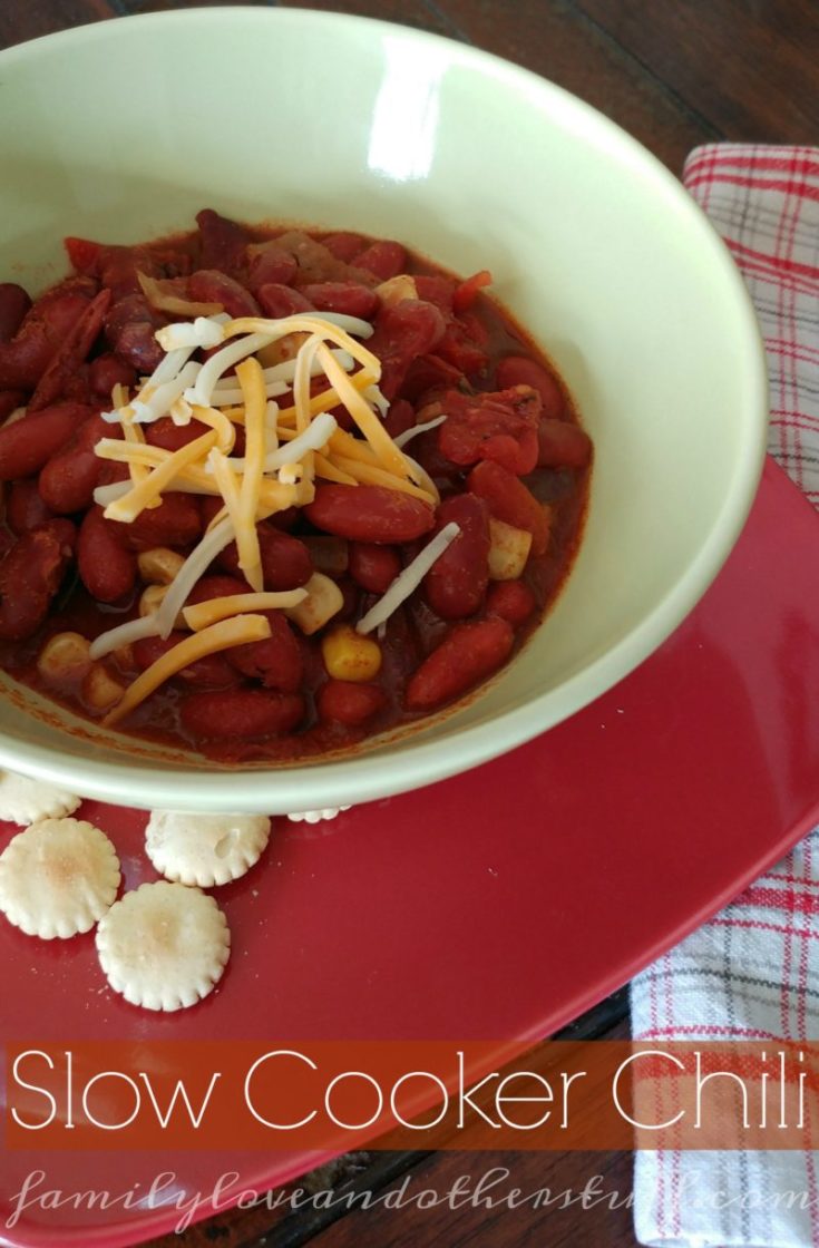 Bowl of Slow Cooker Chili