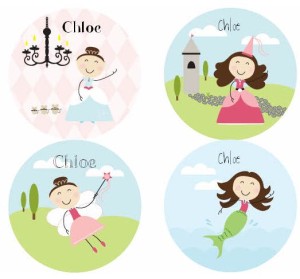 Personalized Fairy Tale Stickers Frecklebox