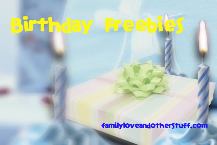 Birthday Freebies 2013