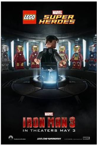Iron Man 3 Lego Poster
