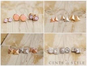 Use code STUD to get a single pair of stud earrings for $3.59 shipped