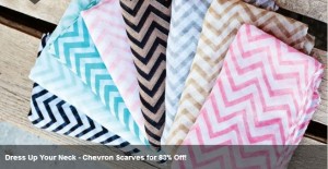 chevron scarves