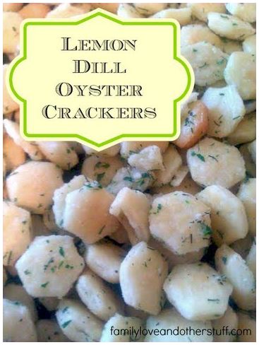 lemon dill oyster crackers