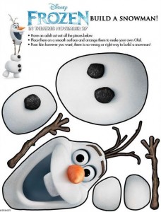 Frozen Build Olaf