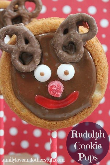 Rudolph Cookie Pops