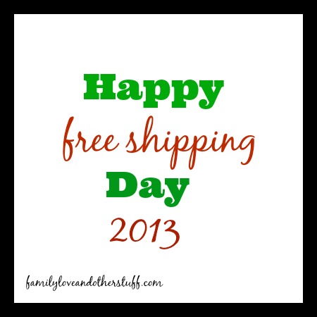 free shipping day