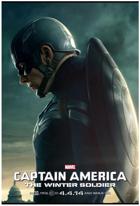 captain america character poster