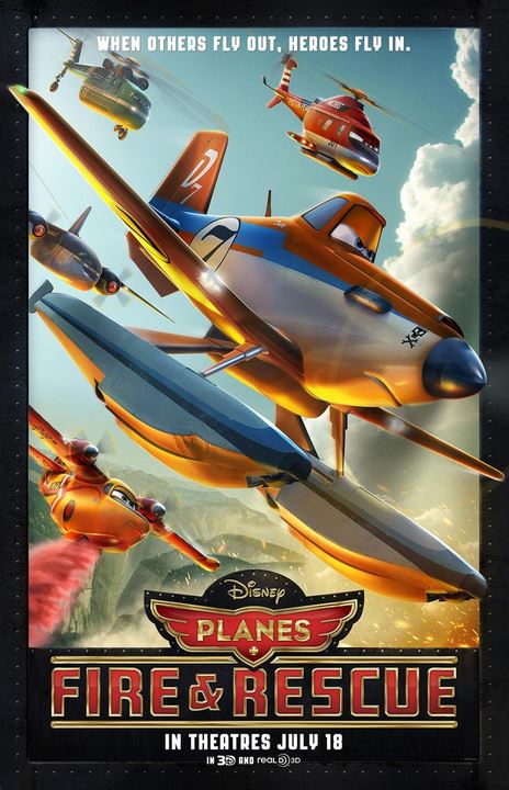 planes fire and rescue poster