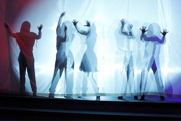Some of the ladies of Port Charles in silhouette before the curtain goes up on another exciting performance at the Nurses Ball 2014. Photo credit: Rick Rowell/ABC 