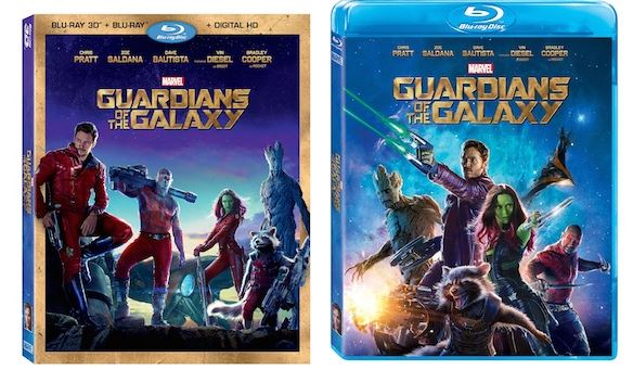 guardians of the galaxy dvd blu ray