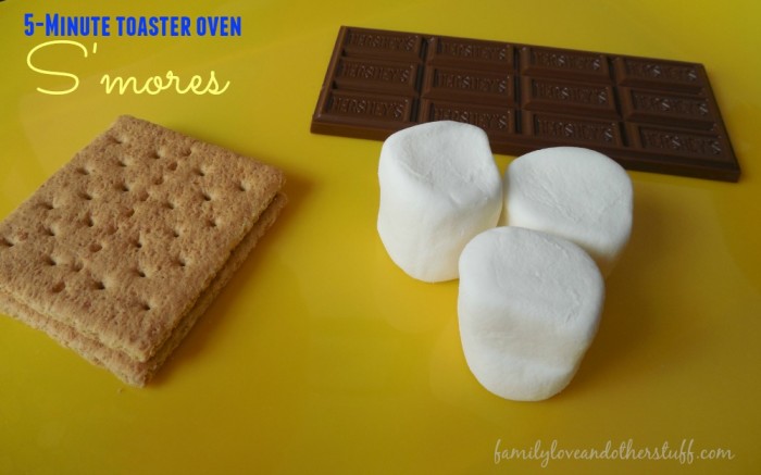 5-Minute Toaster Oven S'mores Recipe