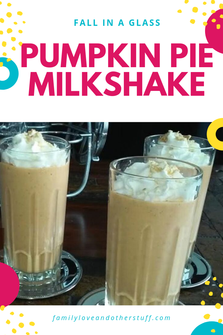 Pumpkin Pie Milkshakes