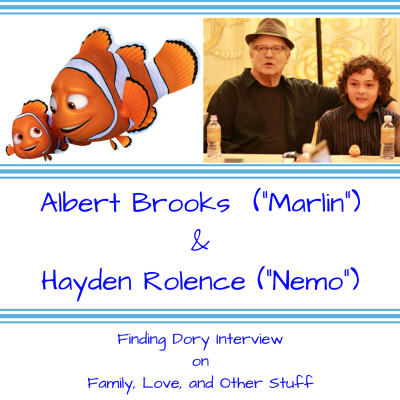Albert Brooks (_Marlin_)&Hayden Rolence (_Nemo_)