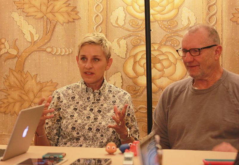Ellen DeGeneres and Ed O'Neill Finding Dory Interview