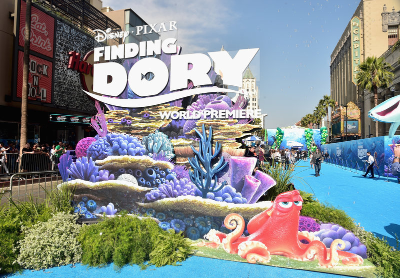 HOLLYWOOD, CA - JUNE 08: A view of the atmosphere at The World Premiere of Disney-Pixars FINDING DORY on Wednesday, June 8, 2016 in Hollywood, California. (Photo by Alberto E. Rodriguez/Getty Images for Disney)