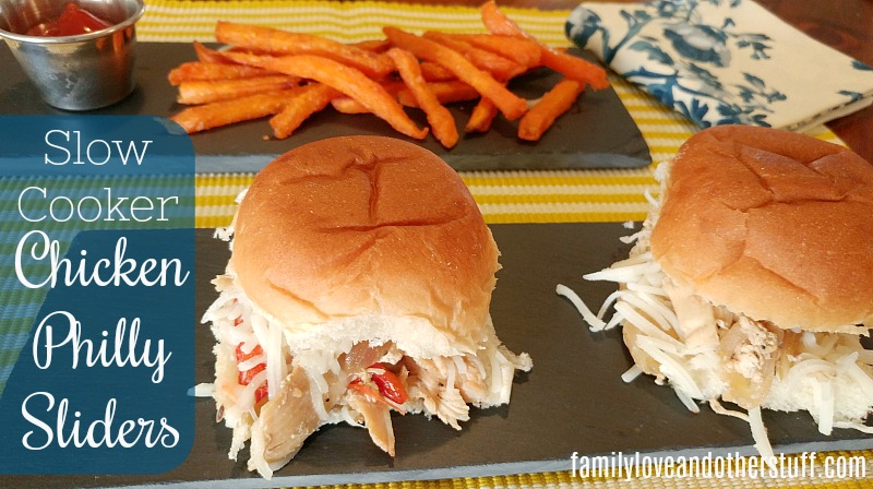 Slow Cooker Chicken Philly Sliders Recipe