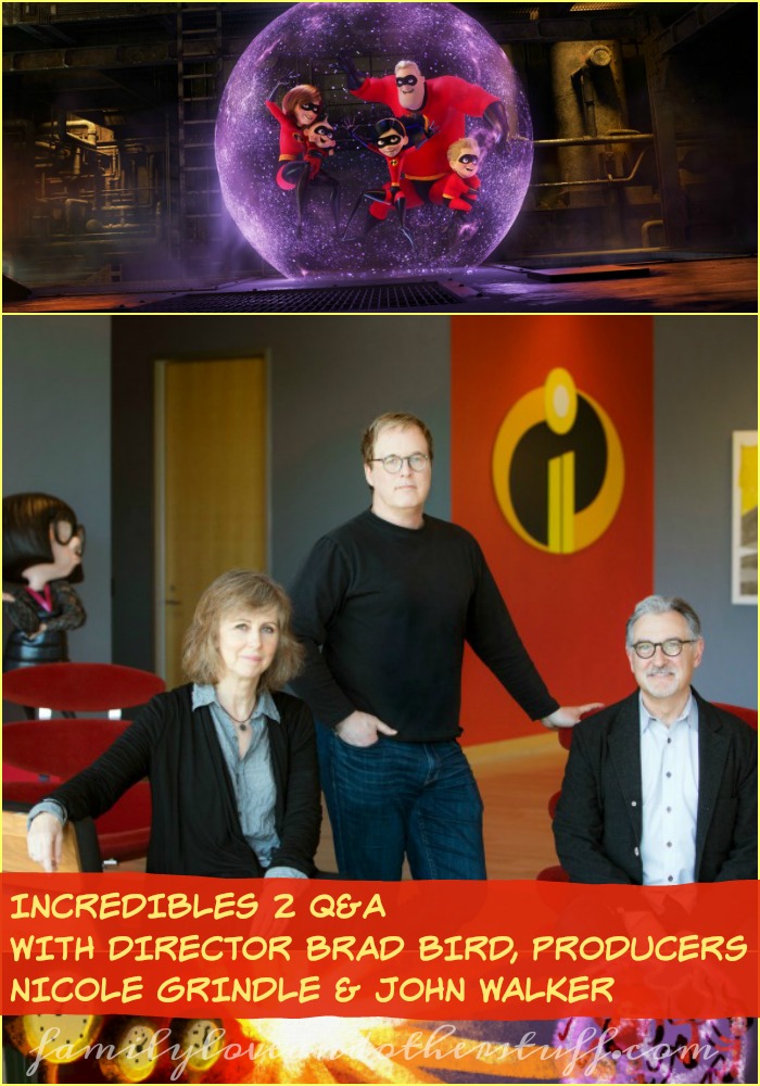 INCREDIBLES 2 Q&A with Director Brad Bird, Producers Nicole Grindle, John Walker