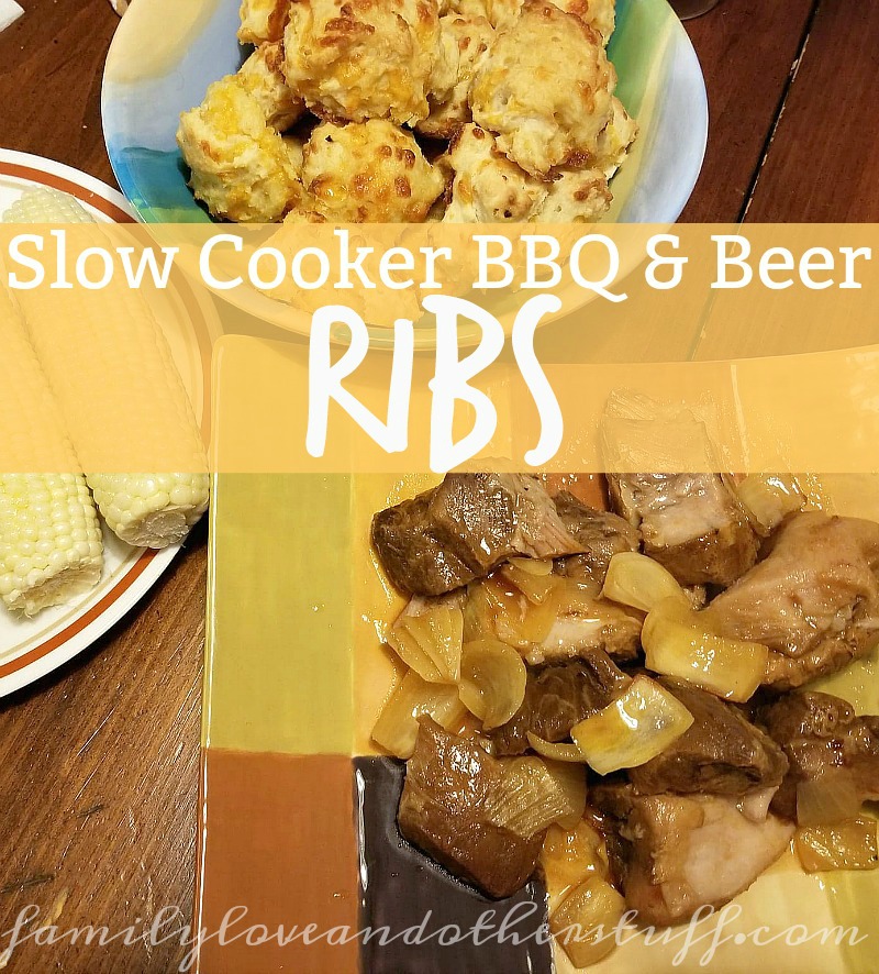 Slow Cooker BBQ & Beer Ribs