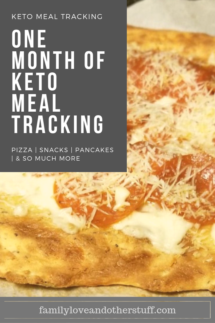 One Month of Keto Meal Tracking