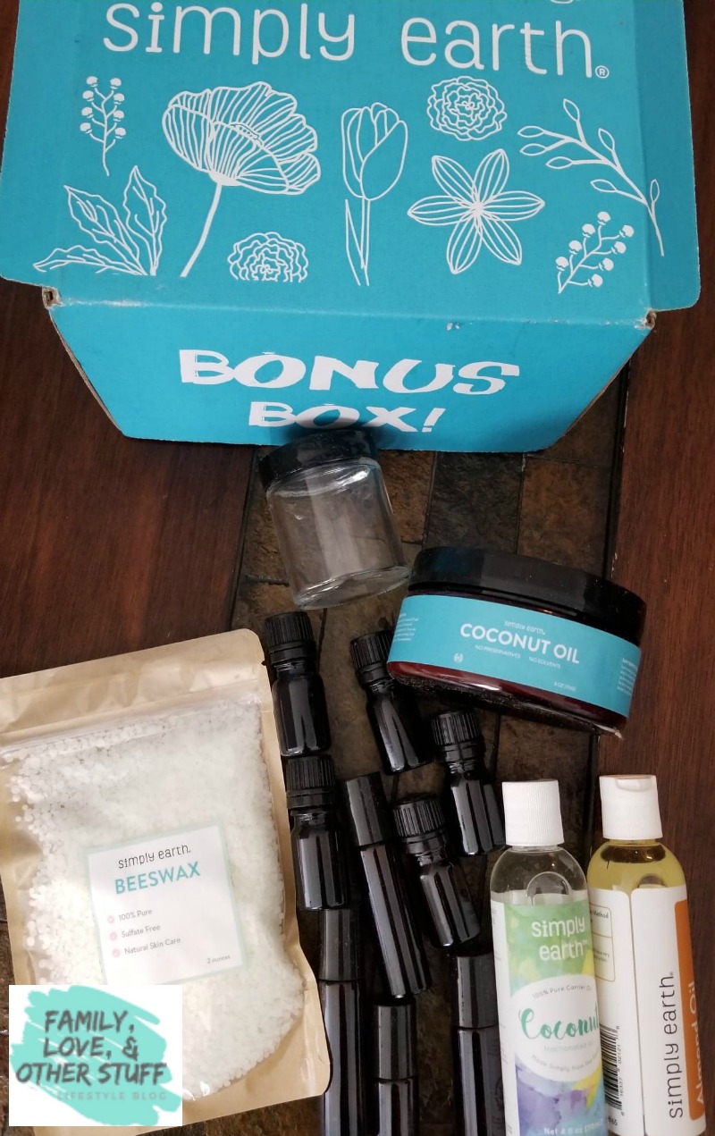 Simply Earth Essential Oils Monthly Subscription Box