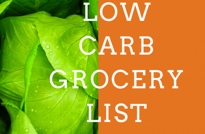 Low Carb Grocery Shopping List