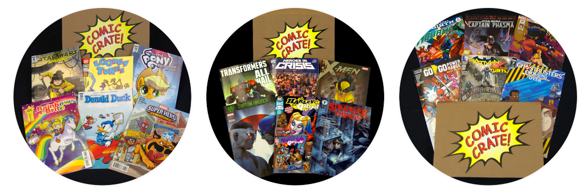 Comic Crate Monthly Subscription Box